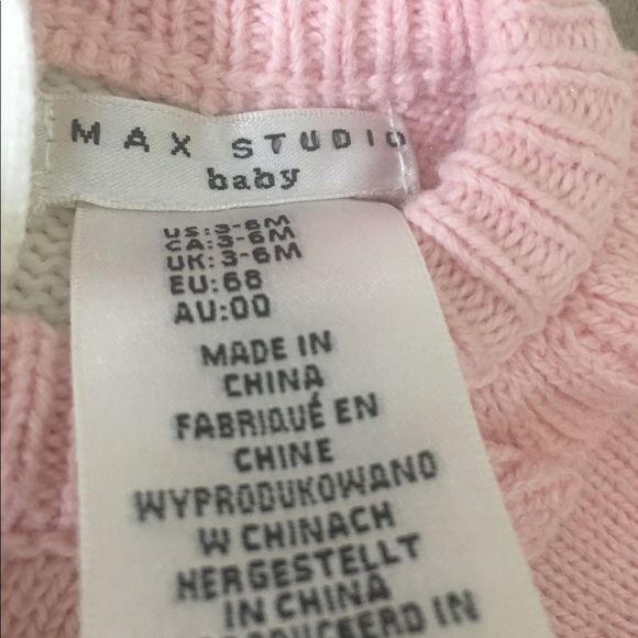 NWT Max Studio knit girls outfit size 3-6 mo - Picture 7 of 10